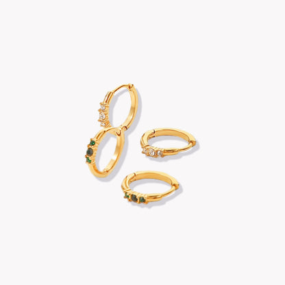 Golden Dimond Earrings